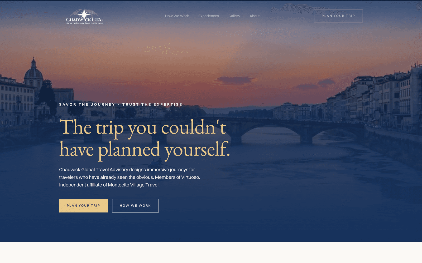 Chadwick Global Travel Advisory — homepage