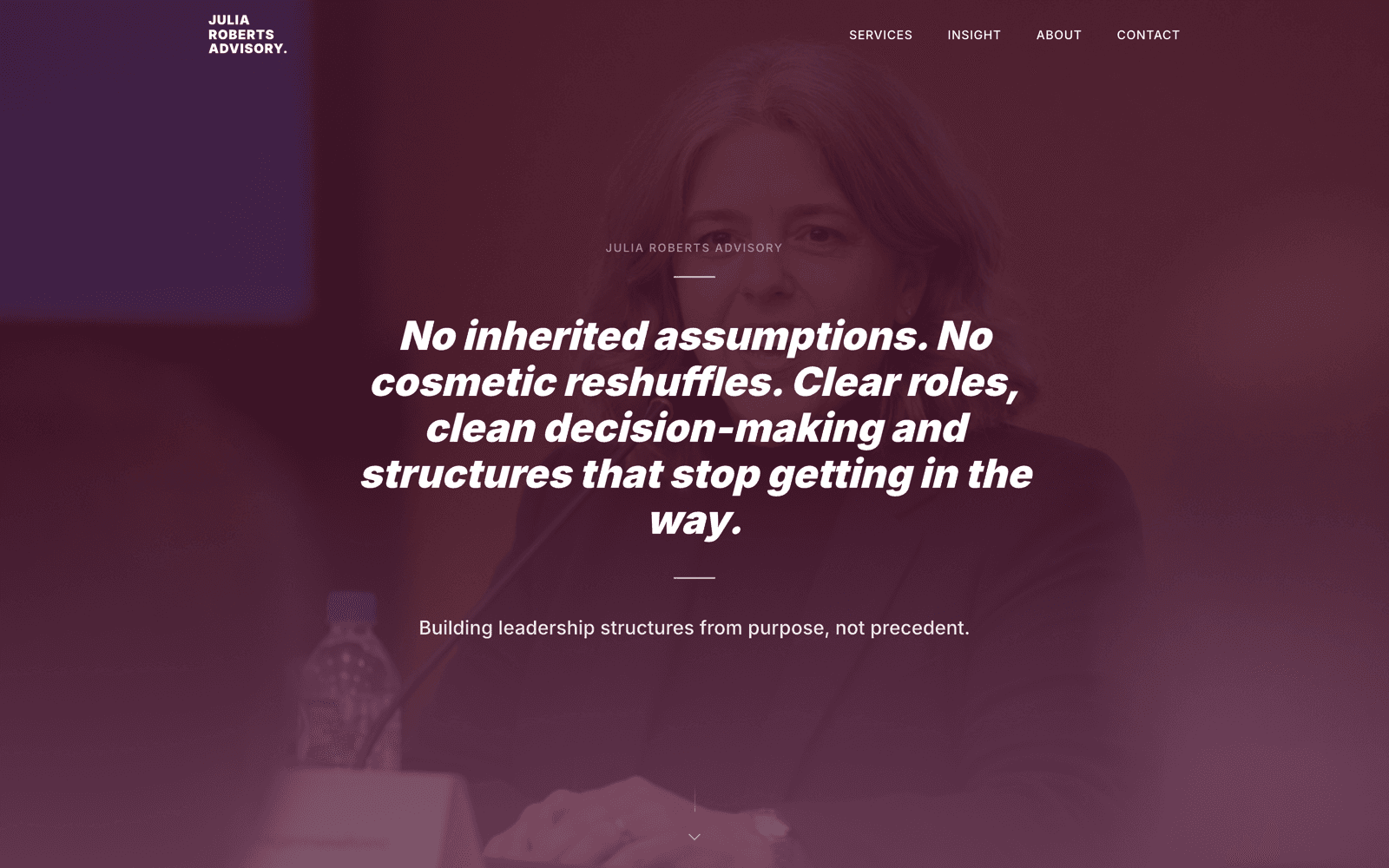 Julia Roberts Advisory — homepage